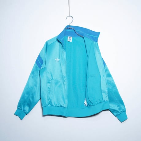 USED【 adidas 】90sトラックジャケット（デサント製）／LADIES：M〜L（送料込）［BSF-O］
