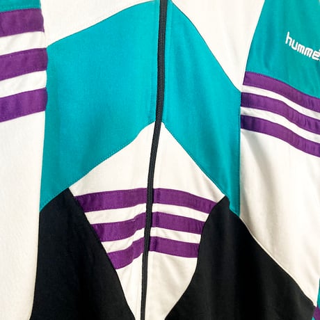 USED【 hummel 】90sトラックジャケット／MENS：M〜L（送料込）［BSF-O］