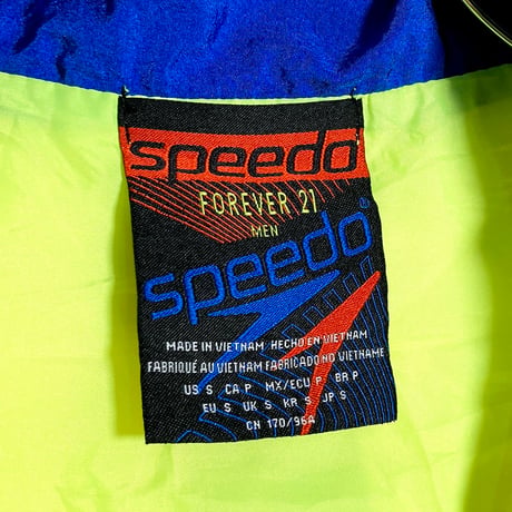 USED【 Speedo 】ナイロンジャケット／MENS：S〜M（送料込）［BSF-O］