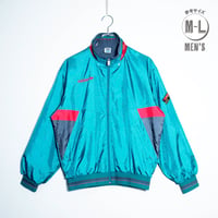USED【 adidas 】90sナイロンジャケット（デサント製）／MENS：M〜L（送料込）［BSF-O］