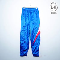 USED【 SUPERSTAR 】ポリエステルパンツ／MENS：L〜XL（送料込）［BSF-B］