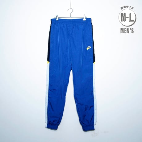 USED【 NIKE 】ナイロンパンツ／MENS：M〜L（送料込）［BSF-B］