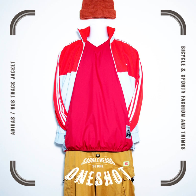 USED【 adidas 】90sトラックジャケット／MENS：L（送料込）［BSF-O］ |