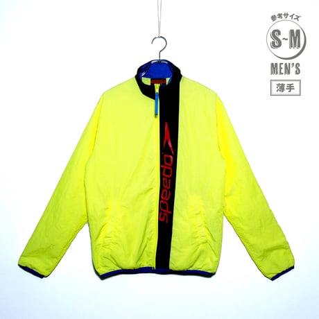 USED【 Speedo 】ナイロンジャケット／MENS：S〜M（送料込）［BSF-O］