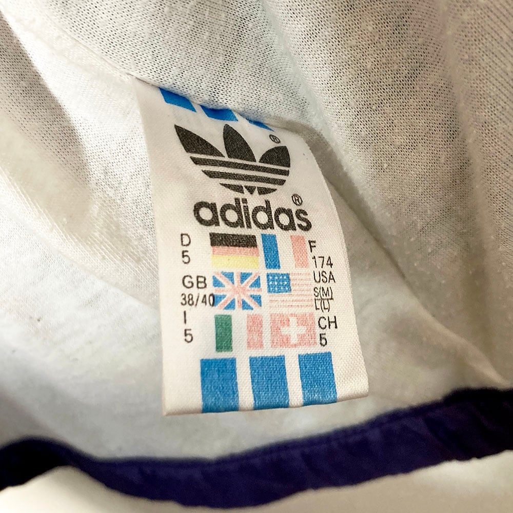 USED【 adidas 】80〜90sナイロンジャケット／MENS：L（送料込