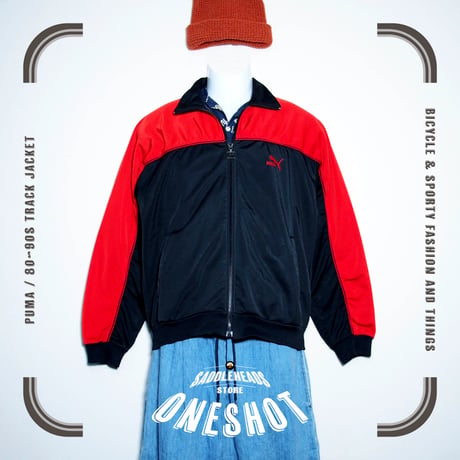 USED【 PUMA 】80〜90sトラックジャケット／MENS：M（送料込）［BSF-O］
