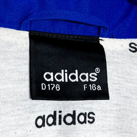 USED【 adidas 】90sポリエステルジャケット／MENS：M〜L（送料込）［BSF-O］