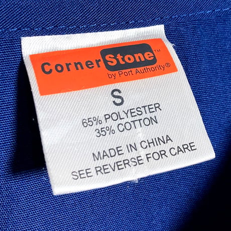 USED【 CornerStone 】ドクターシャツ／MENS：L（送料込）［BSF-T］