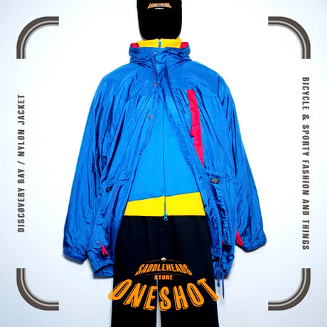 USED【 Discovery Bay 】ナイロンジャケット／MENS：L（送料込）［BSF-O］