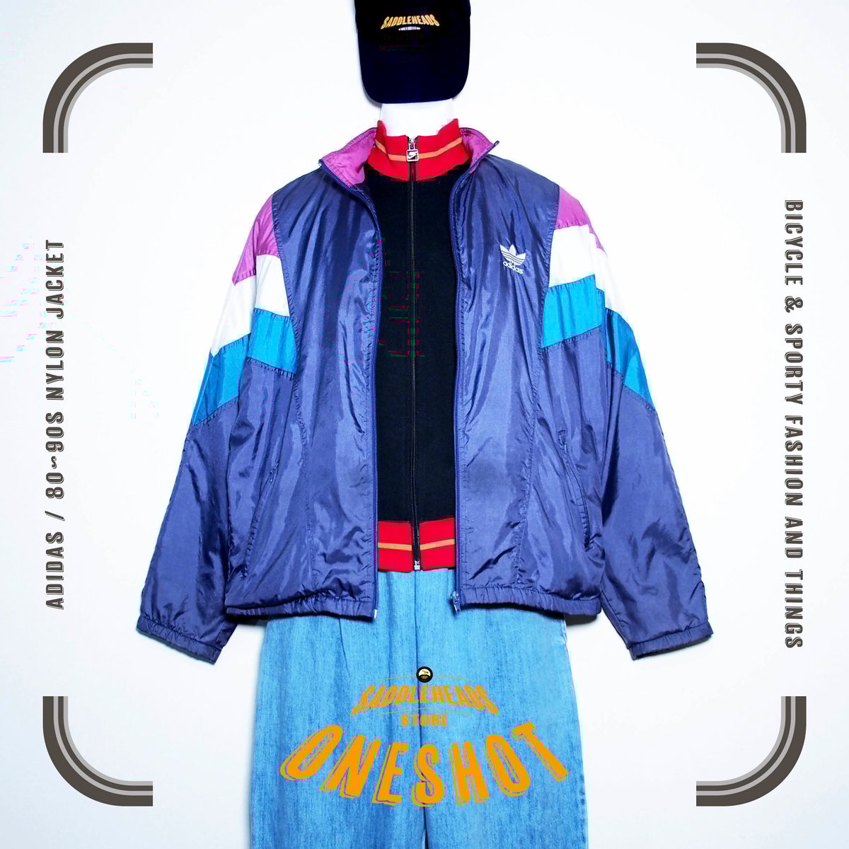 超激レア 90s NIKE ナイロン トラックジャケット くすみカラーちろ USED【 NIKE 】80〜90sトラックジャケット／MENS：S〜M（送料込