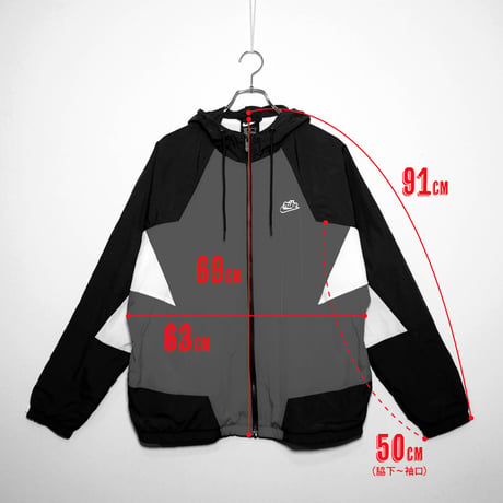 USED【 NIKE 】ナイロンジャケット／MENS：XL（送料込）［BSF-O］