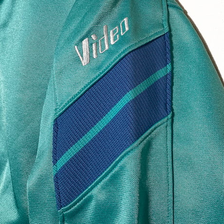USED【 adidas 】90sトラックジャケット（デサント製）／LADIES：M〜L（送料込）［BSF-O］