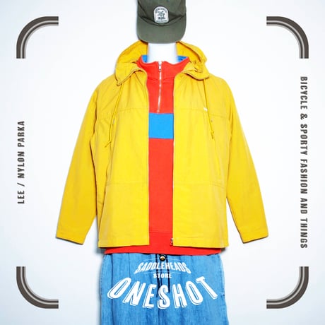 USED【 Lee 】ナイロンパーカー／MENS：S（送料込）［BSF-O］