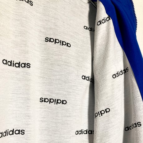 USED【 adidas 】90sポリエステルジャケット／MENS：M〜L（送料込）［BSF-O］