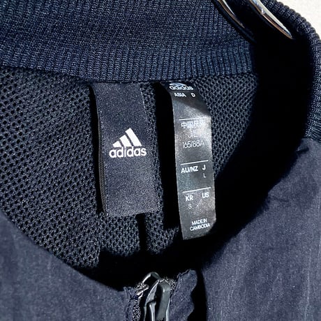 USED【 adidas 】ナイロンジャケット／MENS：M〜L（送料込）［BSF-O］