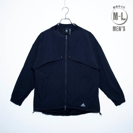 USED【 adidas 】ナイロンジャケット／MENS：M〜L（送料込）［BSF-O］