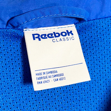 USED【 Reebok 】ナイロンジャケット／MENS：3XL（送料込）［BSF-O］