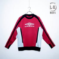 USED【 umbro 】ポリエステルプルオーバー／MENS：L〜XL（送料込）［BSF-T］