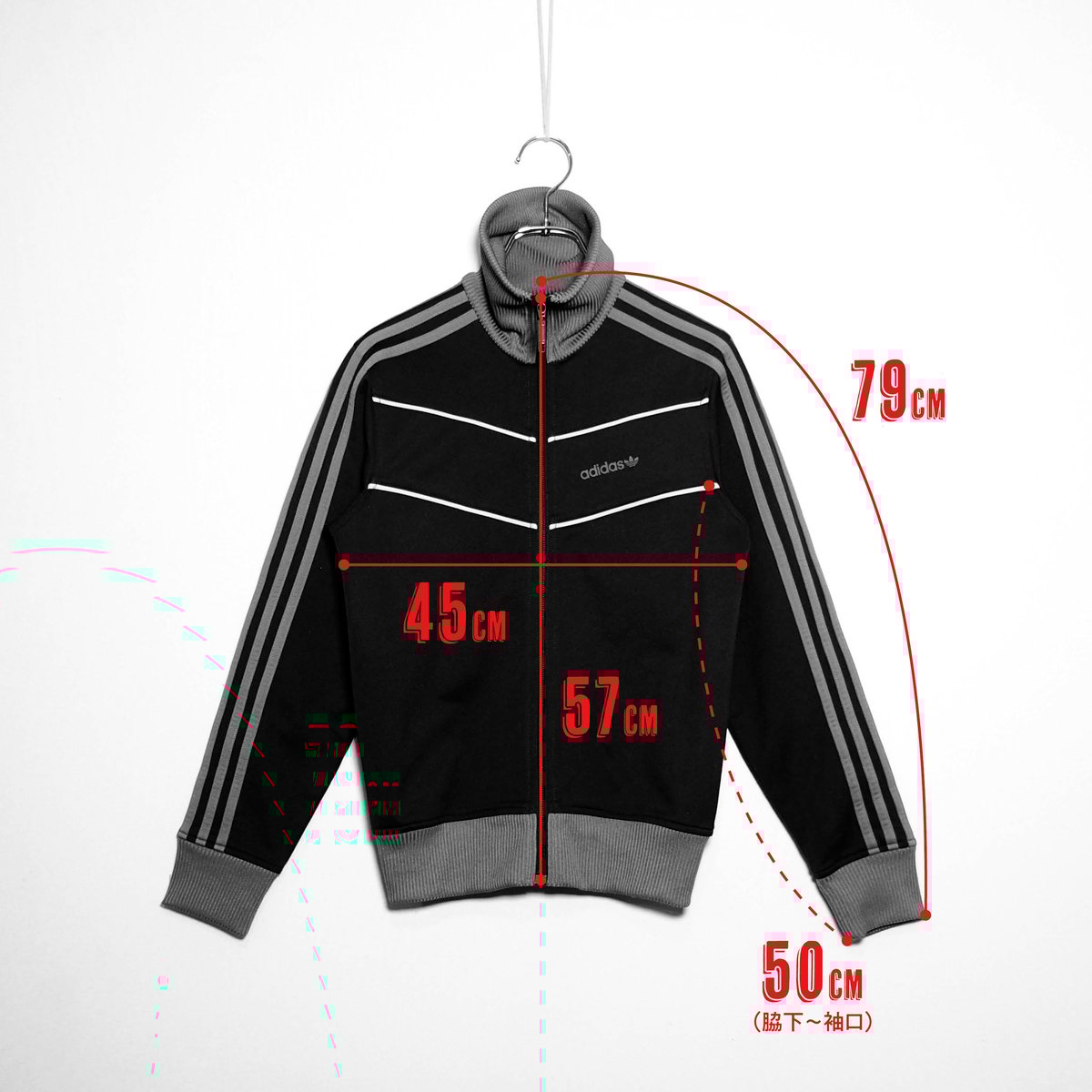 USED【 adidas 】00sトラックジャケット／LADIES：M（送料込