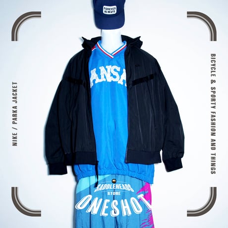 USED【 NIKE 】パーカージャケット／MENS：L〜XL（送料込）［BSF-O］