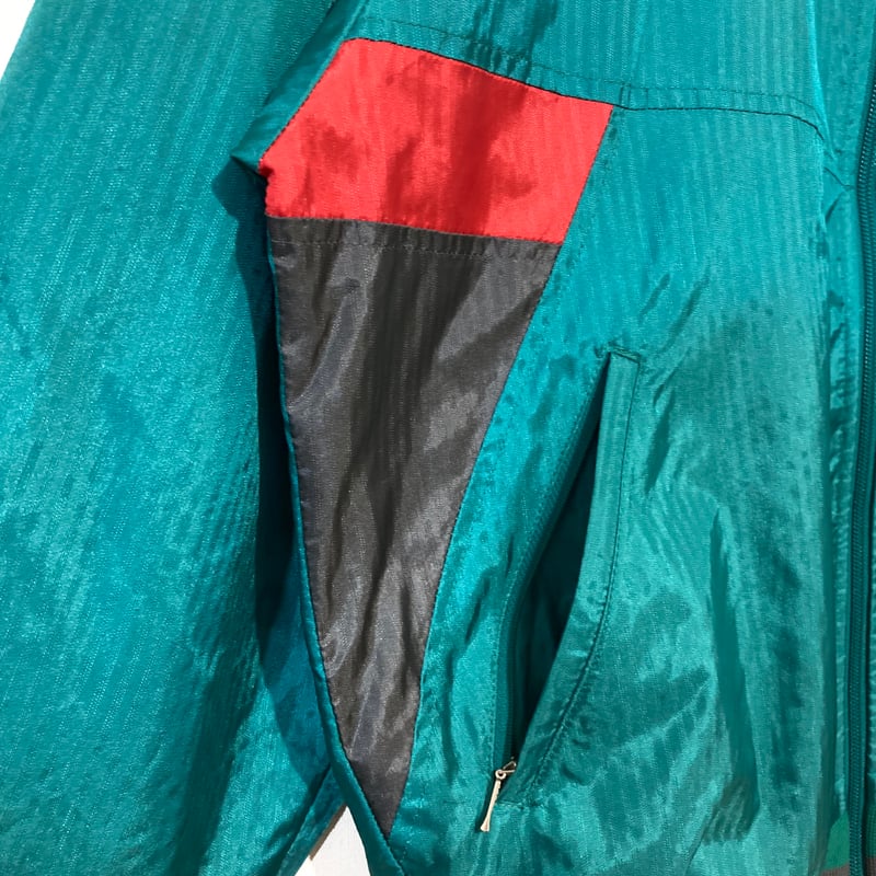 激レア！90s デサント製 ナイロンジャケット セットアップ ヴィンテージ USED【 adidas 】90sナイロンジャケット（デサント製）／MENS：M