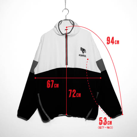 USED【 RUSSELL 】ハーフジップジャケット／MENS：L（送料込）［BSF-O］