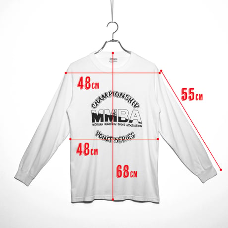 USED【 Hanes 】MMBA ロングスリーブTシャツ／MENS：L（送料込）［BSF-T］