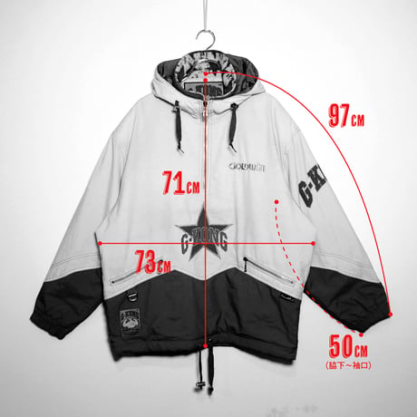 USED【 GOLDWIN 】90sジップパーカージャケット／MENS：L（送料込）［BSF-O］
