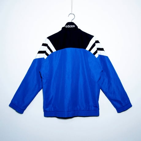 USED【 adidas 】90sポリエステルジャケット／MENS：M〜L（送料込）［BSF-O］