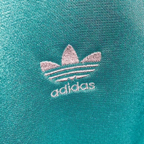 USED【 adidas 】90sトラックジャケット（デサント製）／LADIES：M〜L（送料込）［BSF-O］