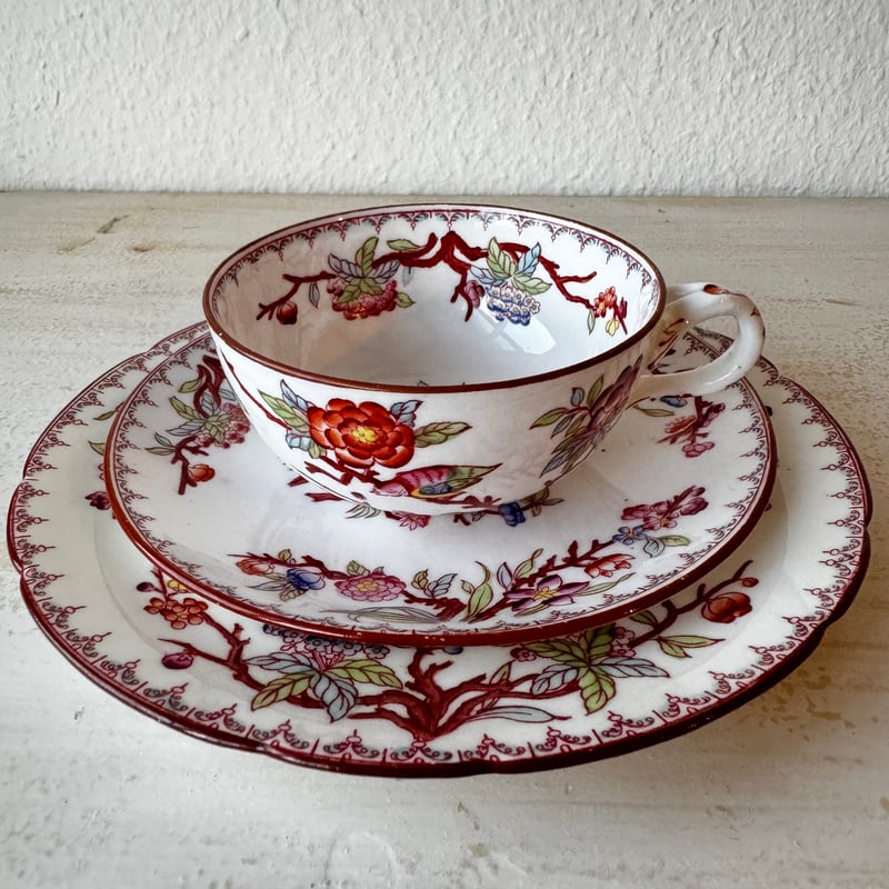 フランスアンティーク サルグミンヌミントン252 カップソーサーC F3