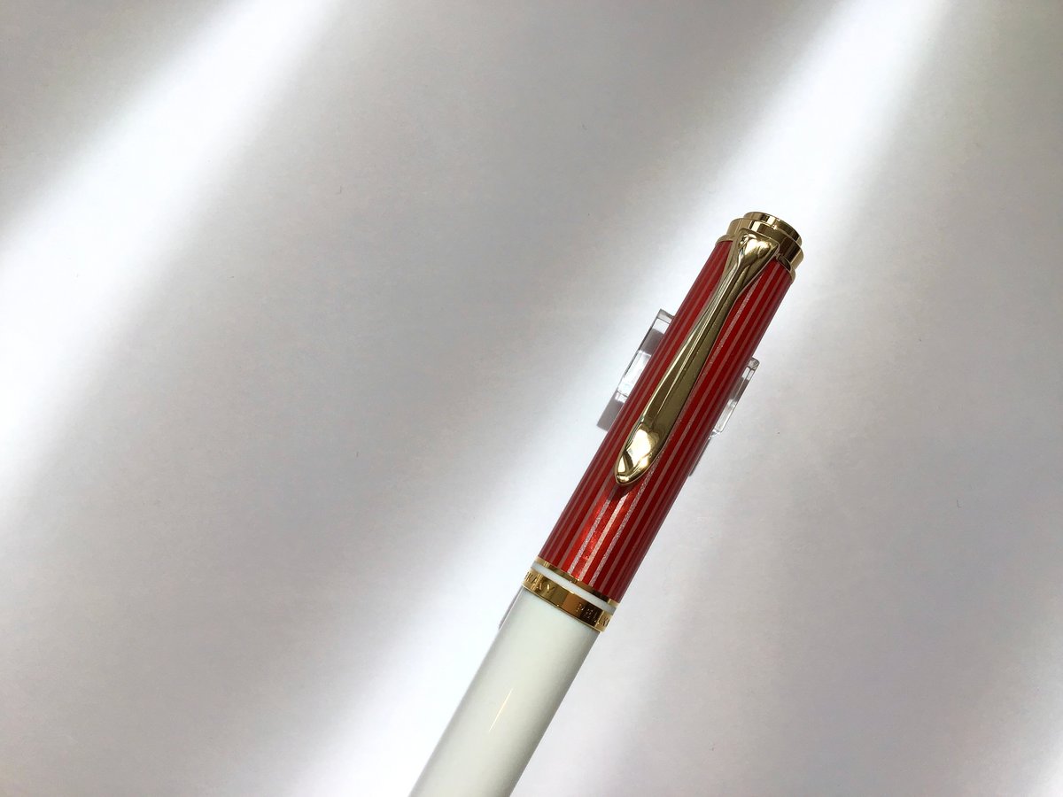 Pelikan（ペリカン） ボールペン スーベレーン K600 レッドホワイト