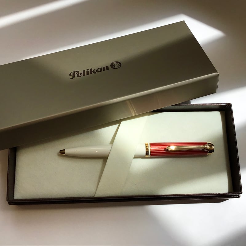 Pelikan（ペリカン） ボールペン スーベレーン K600 レッドホワイト
