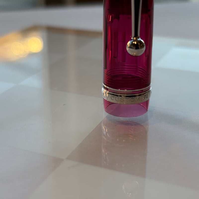 PILOT パイロット カスタム74 透明ワインレッド | PEN'S ALLEY Takeu