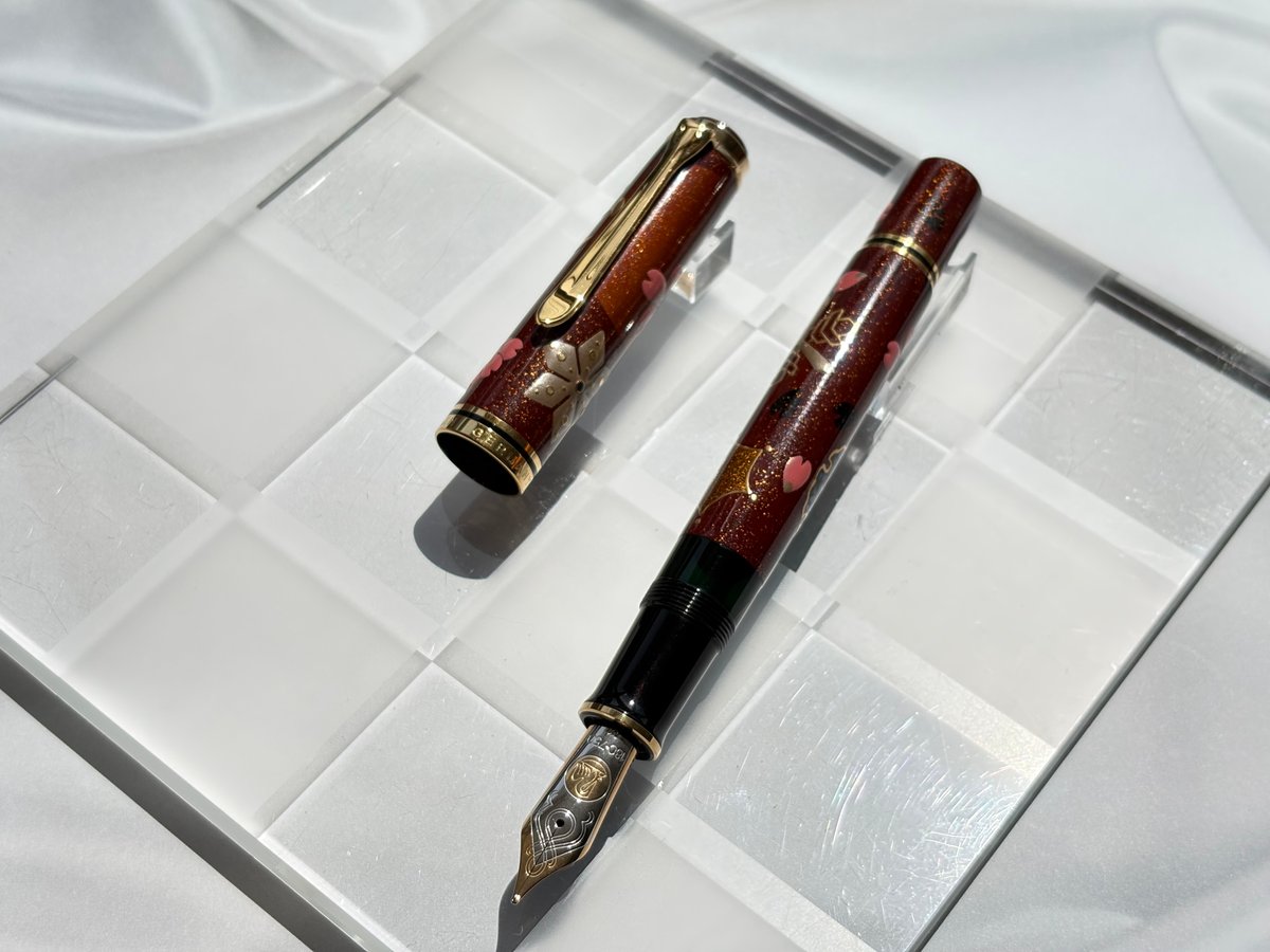 Pelikan ペリカン 万年筆 限定品 研出高蒔絵 雪月花 | PEN'S ALLEY Ta