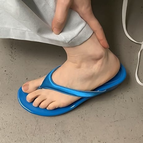 low wedge thong sandal /4color　NK1838