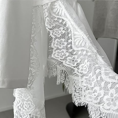 lace layered docking top　NK2183