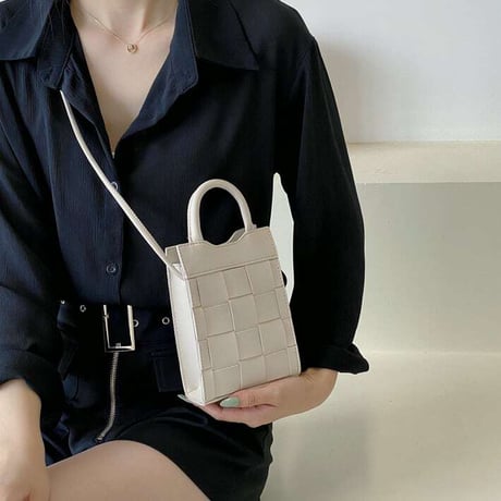 mesh mini shoulder bag /4color　NK1197
