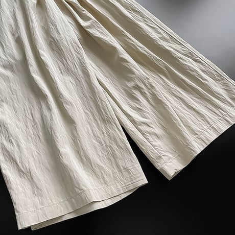 relaxed airy gather wide pants /3color　NK2213