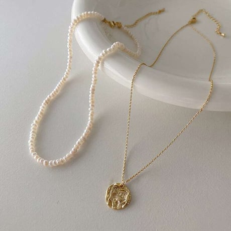 two-piece pearl necklace　NK1211