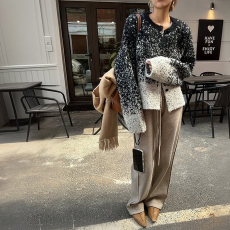 gradation knit cardigan　NK1694