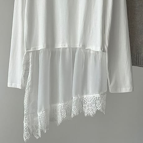 lace layered docking top　NK2183