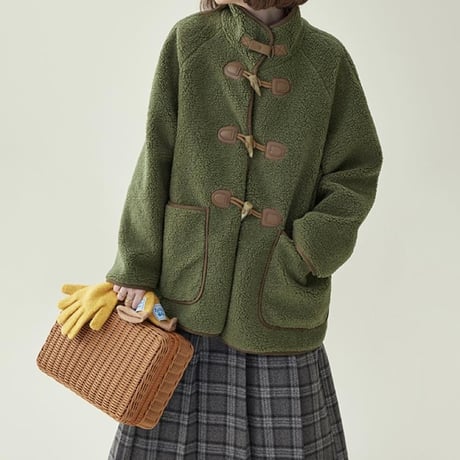 piping boa duffle coat　NK2053