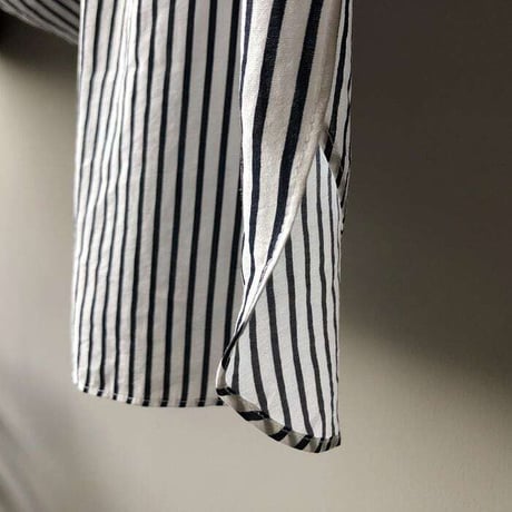 balloon sleeve stripe blouse　NK1071