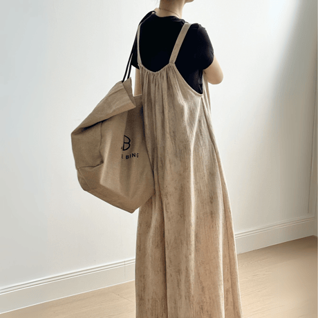 blend wide silhouette salopette　NK1579
