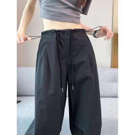 draw string cargo pants /3color　NK1363