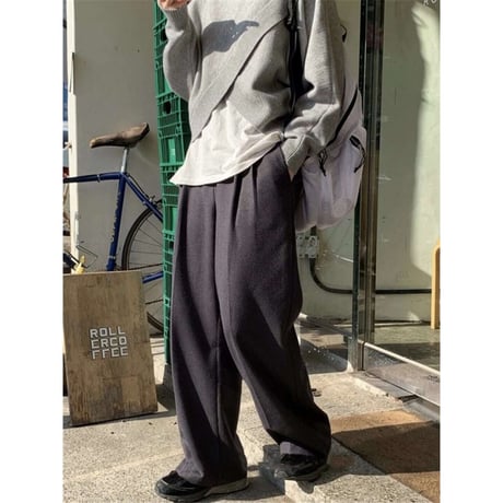 asymmetry cut knit /2color　NK1321