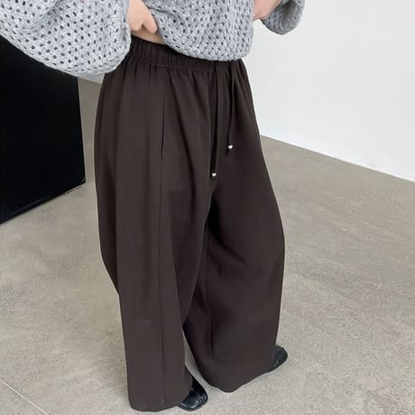 volume wide easy pants /3color　NK1954