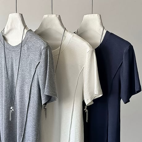 switching necklace set tee /3color　NK2184