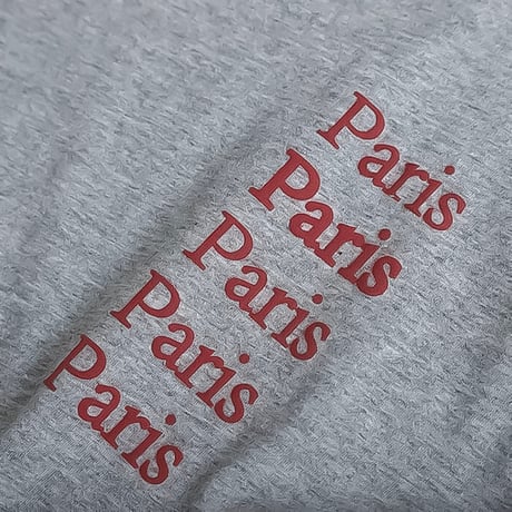 paris logo relaxed blend tee /4color　NK2235
